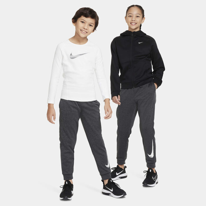 Nike Kids' Multi+ Therma-FIT Training Joggers Grey image number 5