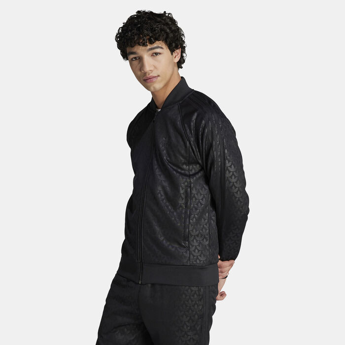 adidas Originals Men's Graphics Monogram SST Track Jacket Beige image number 0