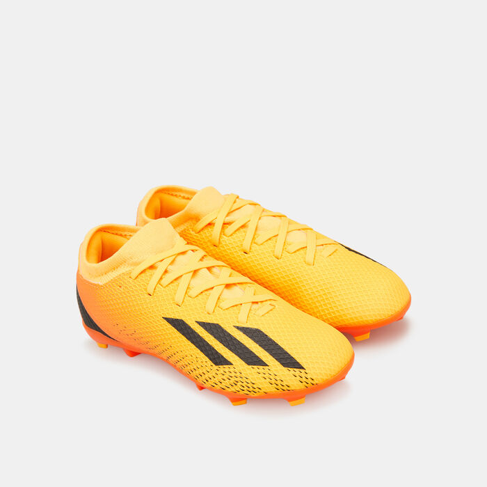 adidas Kids' X Speedportal.3 Firm Ground Football Shoe Orange image number 2