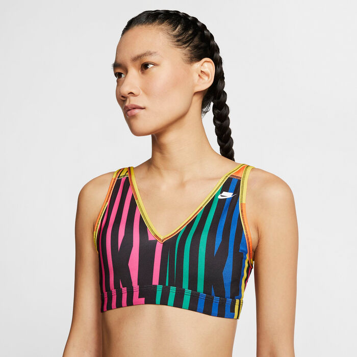 Nike Women's Sportswear Indy Graphic Sports Bra Black Nike Women's Sportswear Indy Graphic Sports Bra Black image number 0