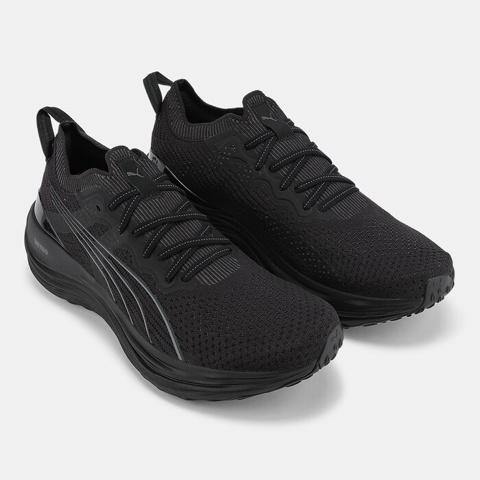 PUMA Men's ForeverRun NITRO Running Shoes Black PUMA Men's ForeverRun NITRO Running Shoes Black image number 1