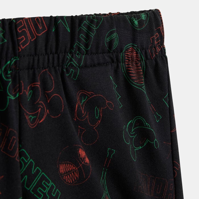 adidas Kids' Disney Mickey Mouse T-Shirt And Shorts Set Orange adidas Kids' Disney Mickey Mouse T-Shirt And Shorts Set Orange image number 3