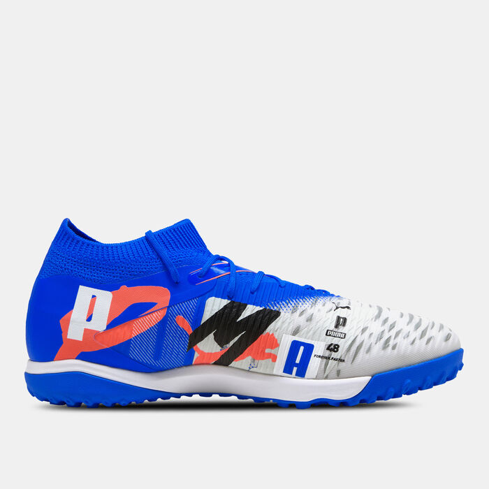 PUMA Men's FUTURE 8 Match Forever Turf Ground Football Shoes Blue PUMA Men's FUTURE 8 Match Forever Turf Ground Football Shoes Blue image number 2