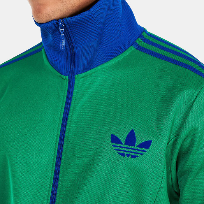 adidas Originals Men's Adicolor Heritage Now Striped Track Top Green adidas Originals Men's Adicolor Heritage Now Striped Track Top Green image number 3