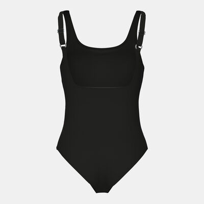 Arena Women's Isa Squared Back Swimsuit Black Arena Women's Isa Squared Back Swimsuit Black