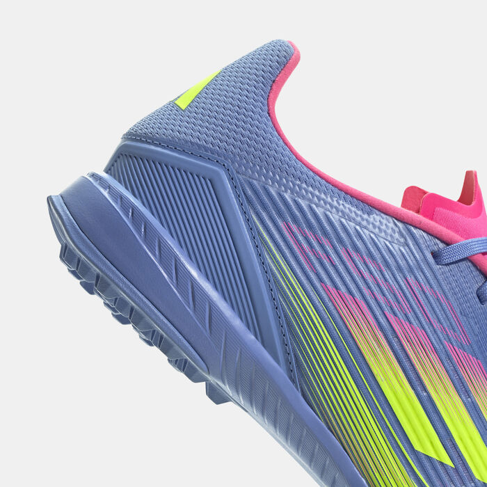 adidas Men's F50 League Turf Ground Football Shoes Pink image number 4