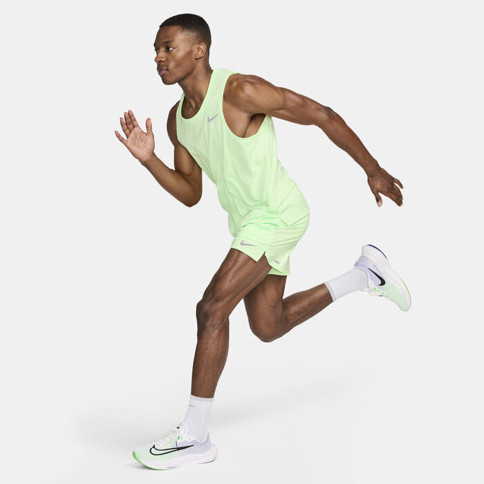 Nike Men's Stride Dri-FIT Running Shorts Green Nike Men's Stride Dri-FIT Running Shorts Green image number 7