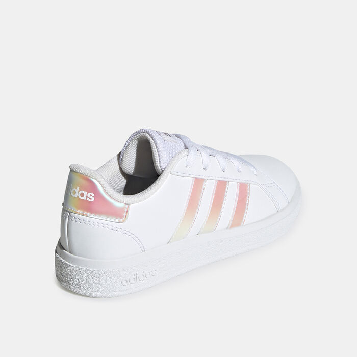 adidas Kids' Grand Court 2.0 Tennis Shoes White adidas Kids' Grand Court 2.0 Tennis Shoes White image number 5