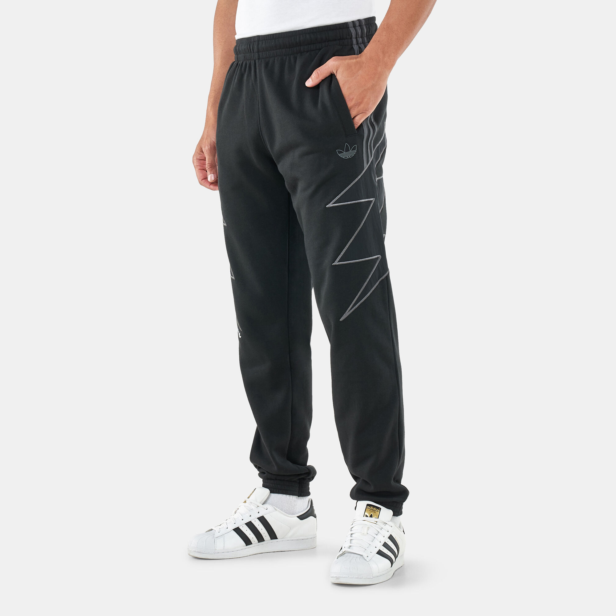 Buy adidas Originals Men s Sprt Lightning Joggers Black in KSA SSS