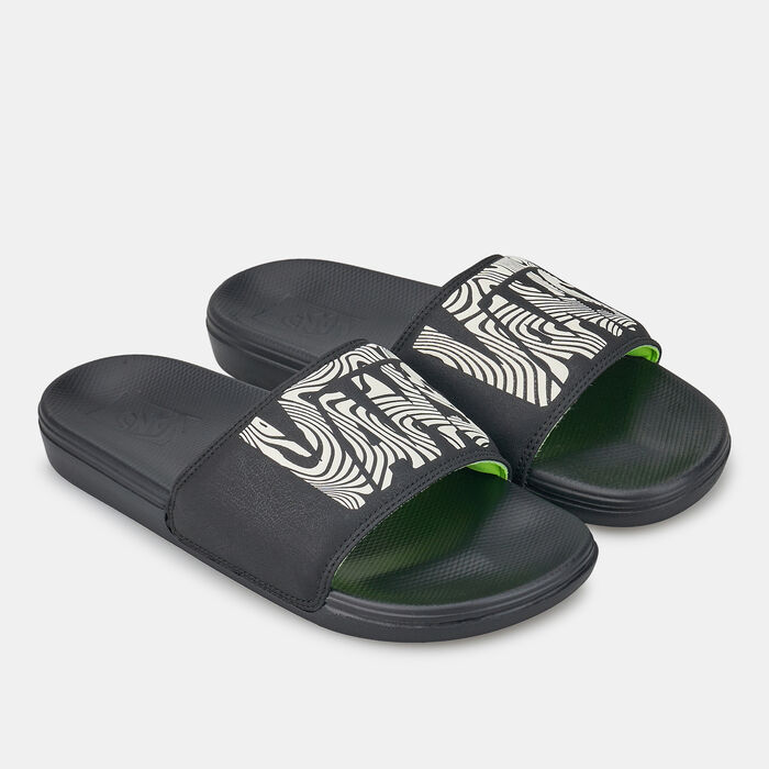 Vans Trippy Grain LA Costa Unisex Slides Black image number 0