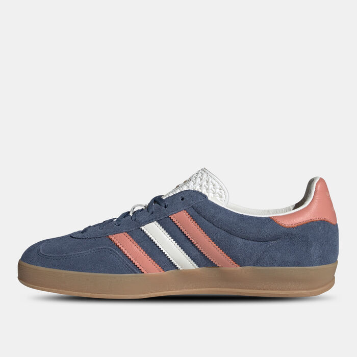 adidas Men's Gazelle Indoor Shoes Blue adidas Men's Gazelle Indoor Shoes Blue image number 2