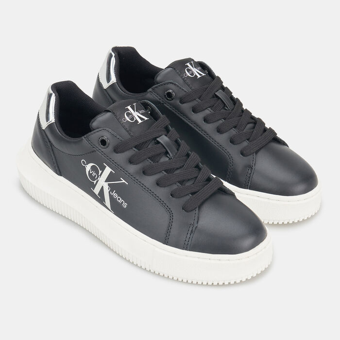Calvin Klein Women's Chunky Leather Shoes Black Calvin Klein Women's Chunky Leather Shoes Black image number 1