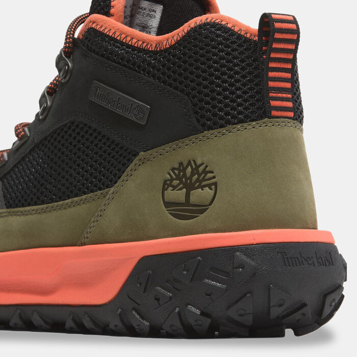 Timberland Men's GreenStride Motion 6 Mid Hiking Shoes Black Timberland Men's GreenStride Motion 6 Mid Hiking Shoes Black image number 5
