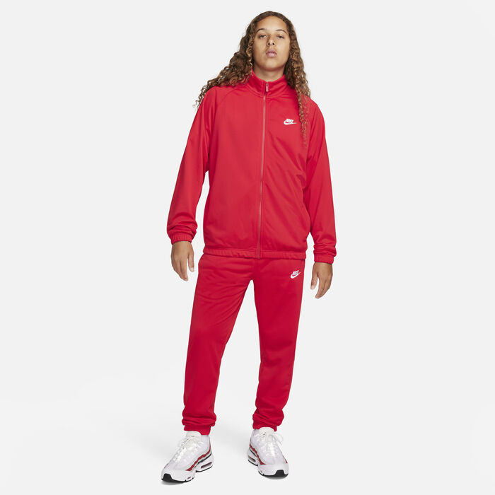 Nike Men's Club Poly-Knit Tracksuit Red image number 0