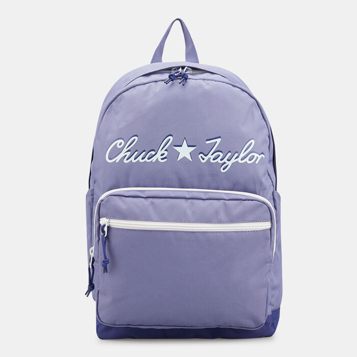 Converse Go 2 Large Logo Backpack Purple Converse Go 2 Large Logo Backpack Purple image number 0