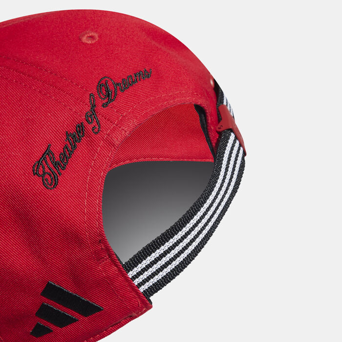 adidas Men's Manchester United Baseball Cap Red adidas Men's Manchester United Baseball Cap Red image number 2