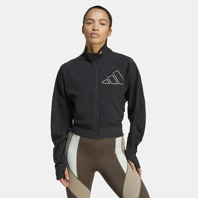 adidas Women's Full-Zip Training Jacket Black