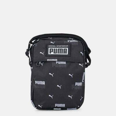 PUMA Men's Academy Portable Crossbody Bag Black PUMA Men's Academy Portable Crossbody Bag Black