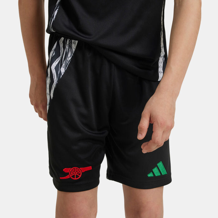 adidas Kids' Arsenal 24/25 Away Replica Football Shorts Black adidas Kids' Arsenal 24/25 Away Replica Football Shorts Black image number 3