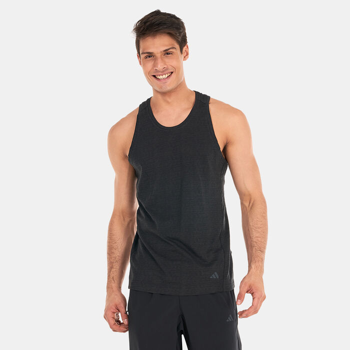 adidas Men's Yoga Training Tank Top Black adidas Men's Yoga Training Tank Top Black image number 0