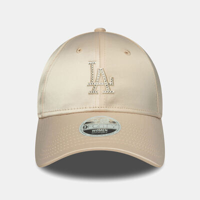 New Era Women's MLB Los Angeles Dodgers Rhinestone 9FORTY Cap Beige