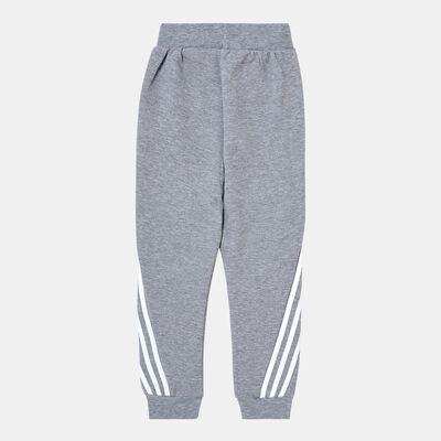 adidas Kids' Future Icons 3-Stripes Tapered Joggers Grey