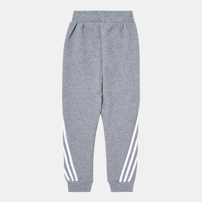 adidas Kids' Future Icons 3-Stripes Tapered Joggers Grey adidas Kids' Future Icons 3-Stripes Tapered Joggers Grey image number 1