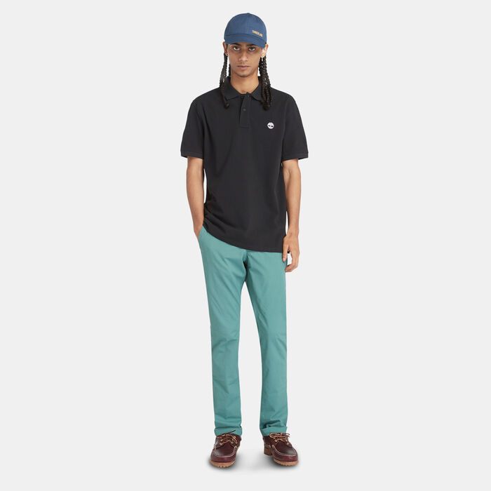 Timberland Men's Millers River Polo Shirt Black Timberland Men's Millers River Polo Shirt Black image number 2