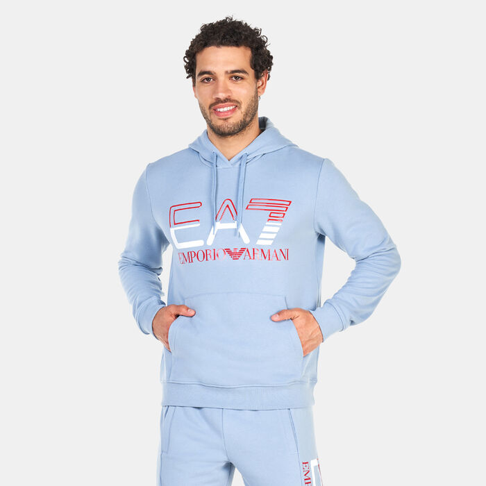 EA7 Emporio Armani Men's Big Logo Hoodie Green image number 0