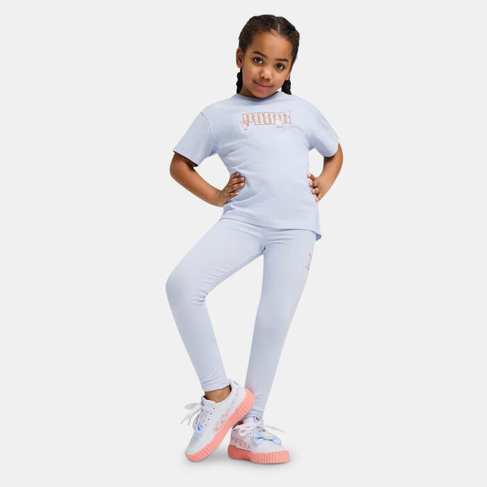 PUMA Kids' x Hello Kitty and Friends Graphic T-Shirt Blue PUMA Kids' x Hello Kitty and Friends Graphic T-Shirt Blue image number 2