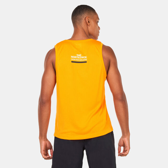The North Face Men's Mountain Athletics Tank Top Orange The North Face Men's Mountain Athletics Tank Top Orange image number 1