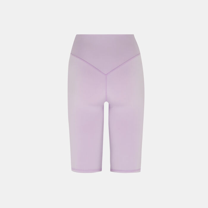 The Giving Movement Women's Recycled Longline Bike Shorts Purple The Giving Movement Women's Recycled Longline Bike Shorts Purple image number 1