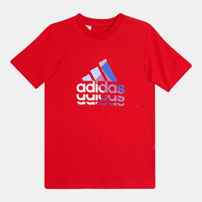 adidas Kids' Graphic T-Shirt Red adidas Kids' Graphic T-Shirt Red image number 0