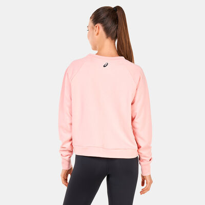 ASICS Women's Tiger Sweatshirt Pink ASICS Women's Tiger Sweatshirt Pink