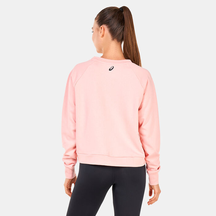 ASICS Women's Tiger Sweatshirt Pink ASICS Women's Tiger Sweatshirt Pink image number 1