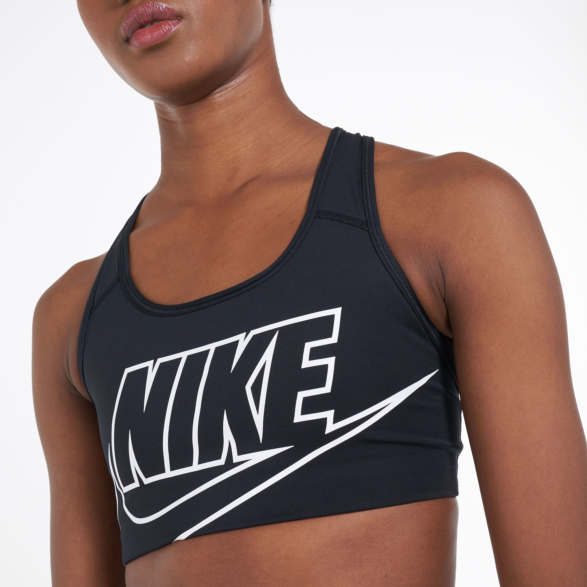 Nike swoosh futura sports bra store