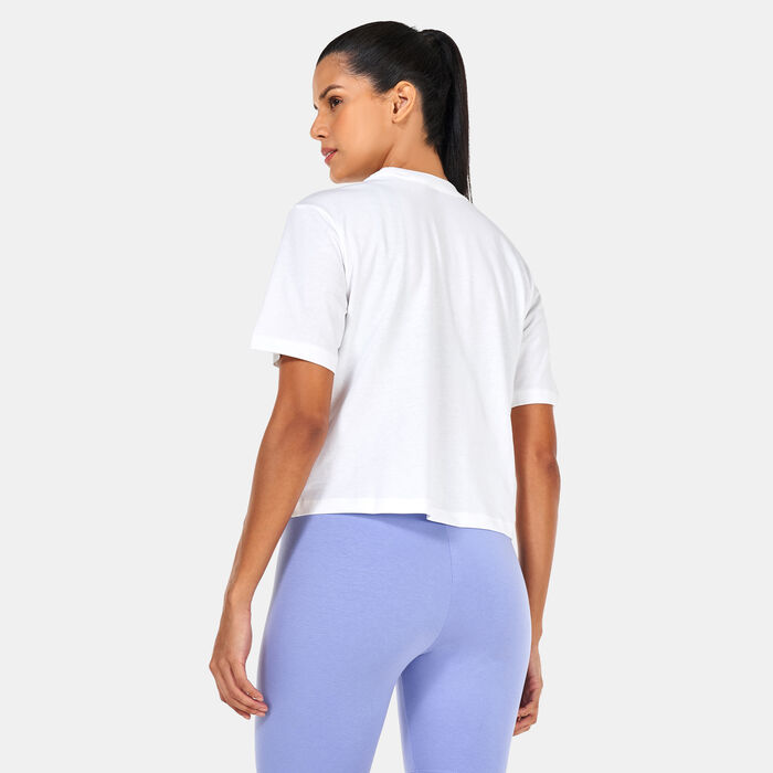 PUMA Women's Classics Graphic T-Shirt White PUMA Women's Classics Graphic T-Shirt White image number 1