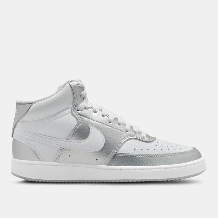 Nike Women's Court Vision Mid Shoes White Nike Women's Court Vision Mid Shoes White image number 0