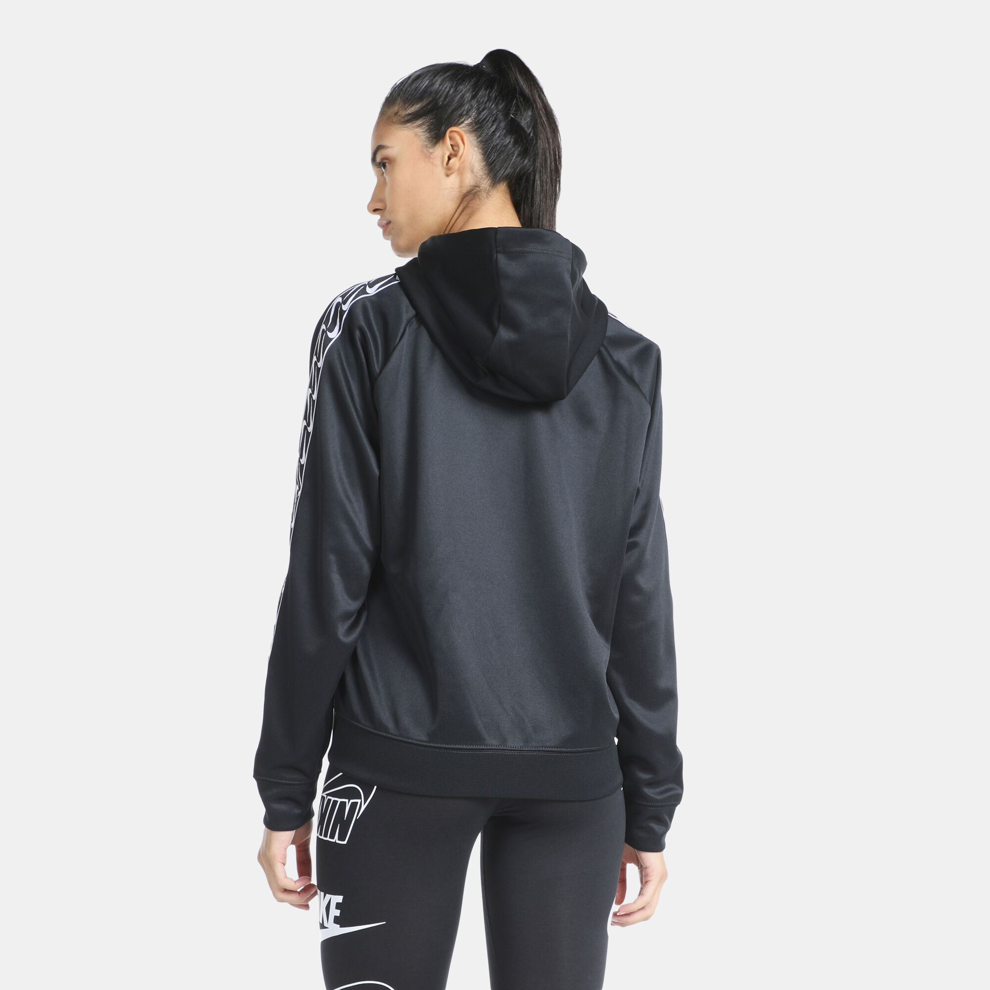 Nike tape fleece top full zip hoodie