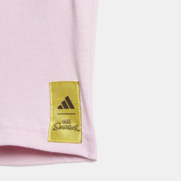 adidas Kids' The Simpsons T-Shirt And Shorts Set Pink adidas Kids' The Simpsons T-Shirt And Shorts Set Pink image number 4