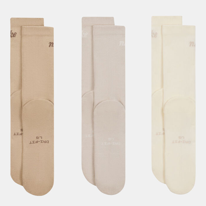 Nike Everyday Elevated Crew Socks (3 Pairs) Multi-Color image number 2
