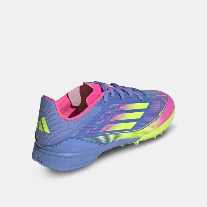 adidas Kids' F50 League Turf Ground Football Shoes Pink adidas Kids' F50 League Turf Ground Football Shoes Pink image number 2