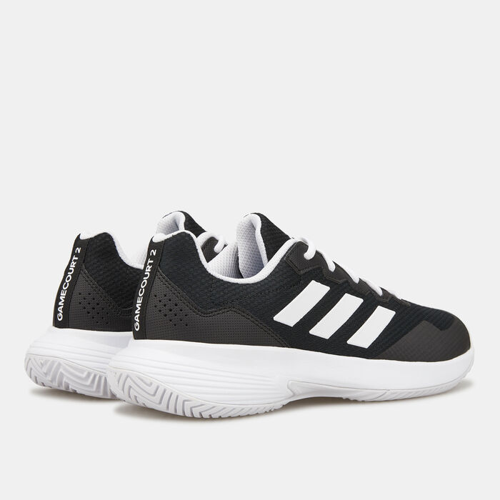 adidas Women's GameCourt 2.0 Tennis Shoe Black image number 2