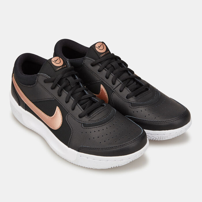 Nike Women's Court Zoom Lite 3 Clay-Court Tennis Shoe Grey Nike Women's Court Zoom Lite 3 Clay-Court Tennis Shoe Grey image number 1