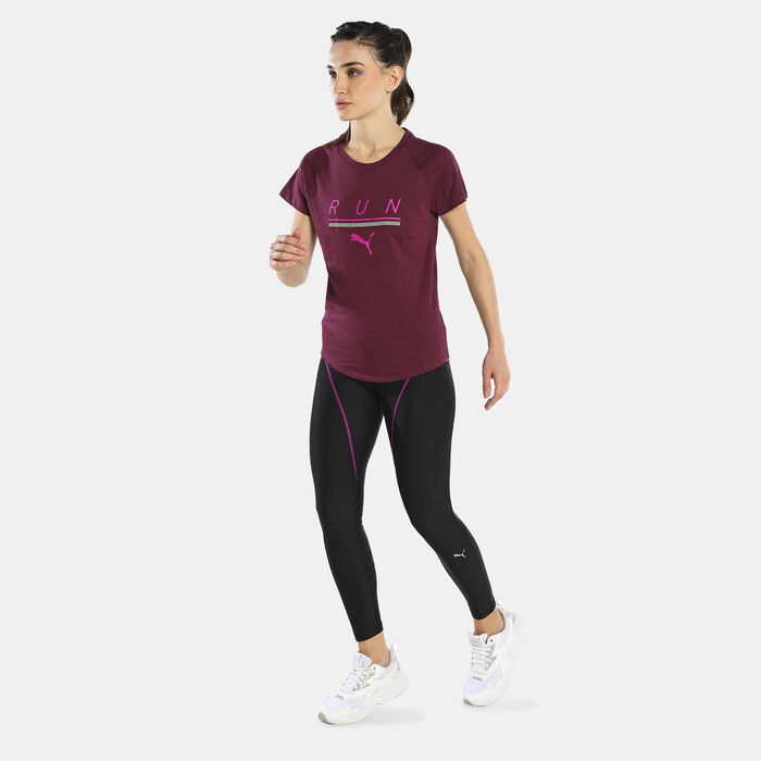PUMA Women's Run Marathon High Waist Full Length Leggings Black PUMA Women's Run Marathon High Waist Full Length Leggings Black image number 2