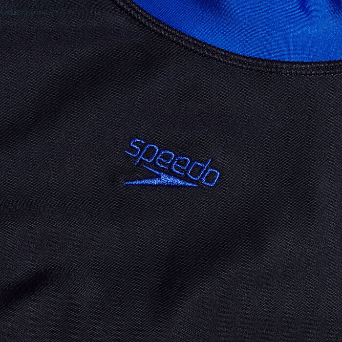 Speedo Kids' Colourblock Rashguard and Jammers Set Black Speedo Kids' Colourblock Rashguard and Jammers Set Black image number 2