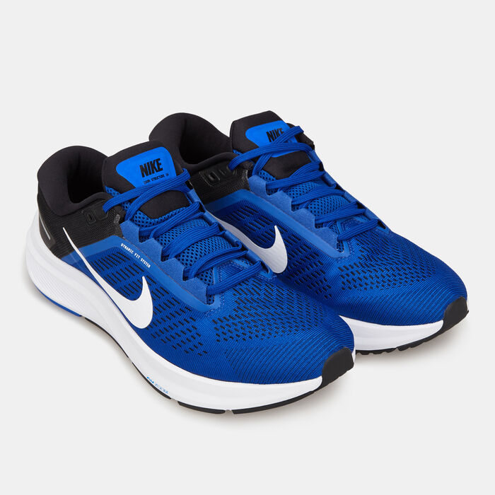 Nike Men's Air Zoom Structure 24 Running Shoe Blue Nike Men's Air Zoom Structure 24 Running Shoe Blue image number 2