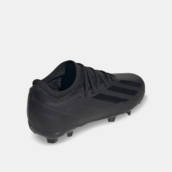 adidas Kids' X Crazyfast Injection.3 Firm Ground Football Shoes Blue image number 2