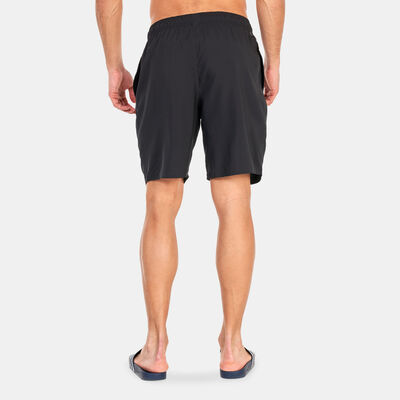 adidas Men's Classic-Length Solid Swim Shorts Black