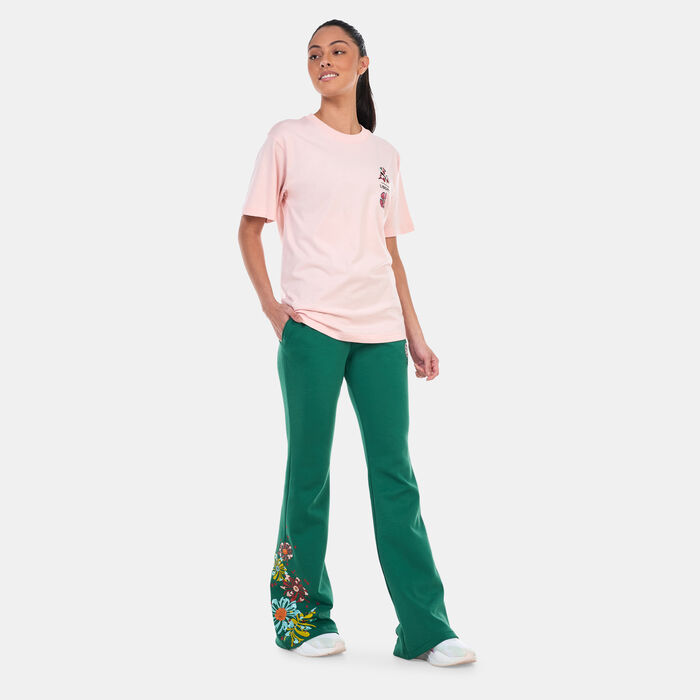PUMA Women's x LIBERTY Flared Pants Green PUMA Women's x LIBERTY Flared Pants Green image number 2